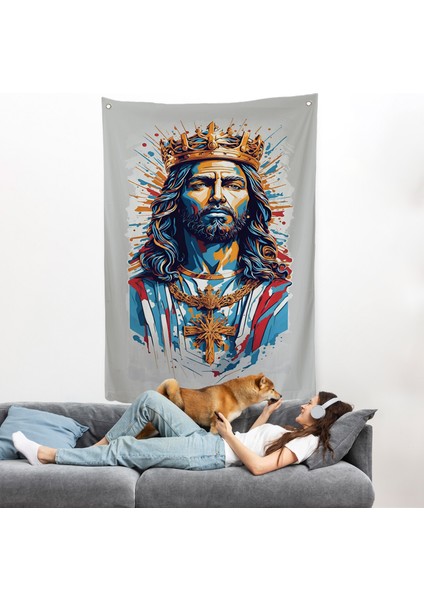 Hz Isa Duvar Örtüsü - JESUS-7927