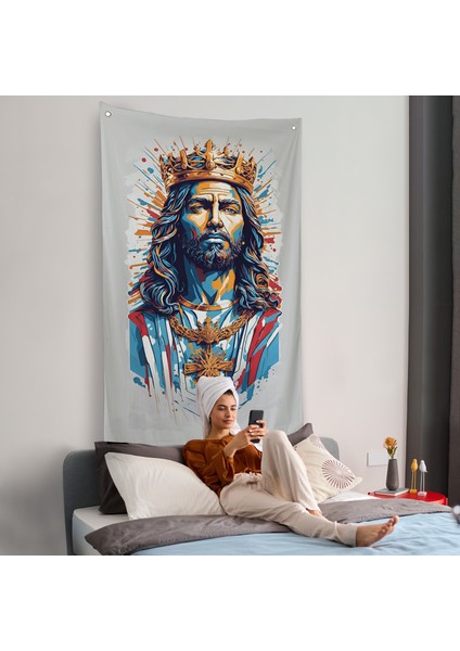 Hz Isa Duvar Örtüsü - JESUS-7927 fiyatları