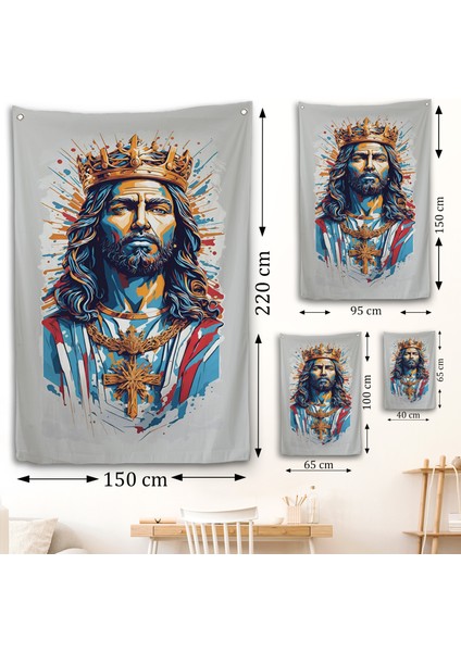Hz Isa Duvar Örtüsü - JESUS-7927 fırsatları