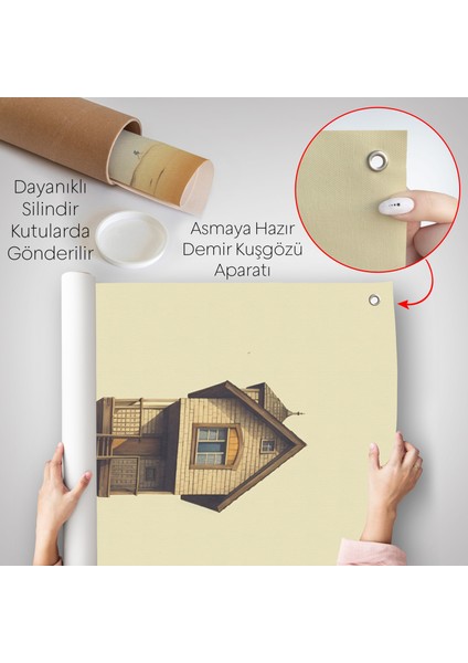 Hiçliğin Ortasındaki Nöbet Kulesi Duvar ÖRTÜSÜ-7540