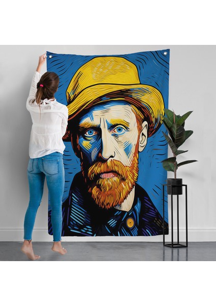 Vincent Van Gogh Portre Duvar ÖRTÜSÜ-7752 modelleri