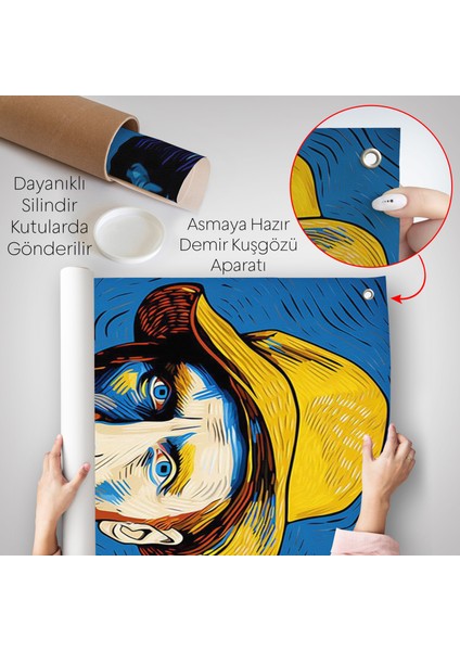 Vincent Van Gogh Portre Duvar ÖRTÜSÜ-7752 indirimleri