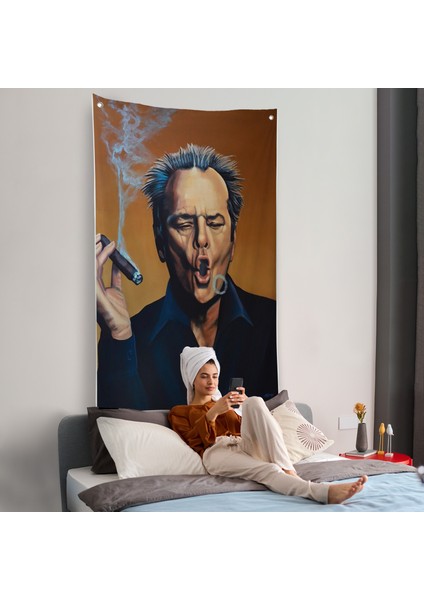 Puro Içen Jack Nicholson Duvar ÖRTÜSÜ-7935