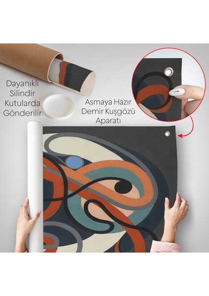 Auguste Herbin - Soyut Sanat Duvar ÖRTÜSÜ-8098 indirimleri