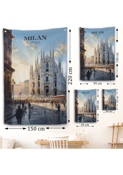 Milan Italya Duvar ÖRTÜSÜ-7693 fırsatları