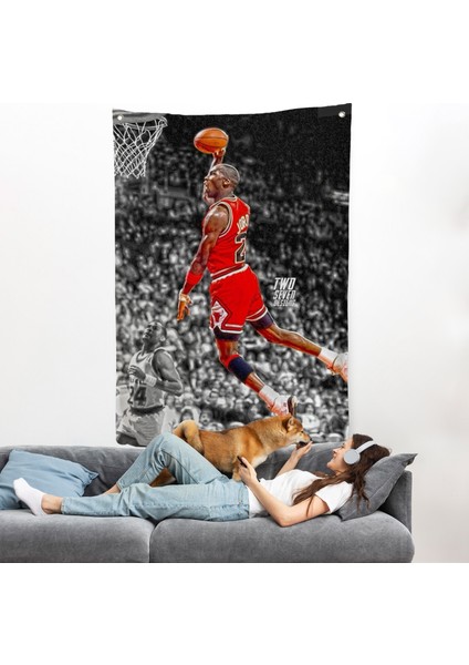 Michael Jordan Duvar ÖRTÜSÜ-7856