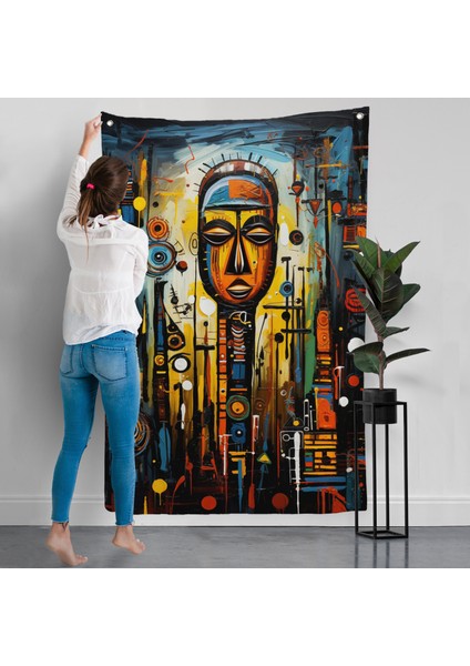 Afrika Motifli Duvar ÖRTÜSÜ-7692 modelleri