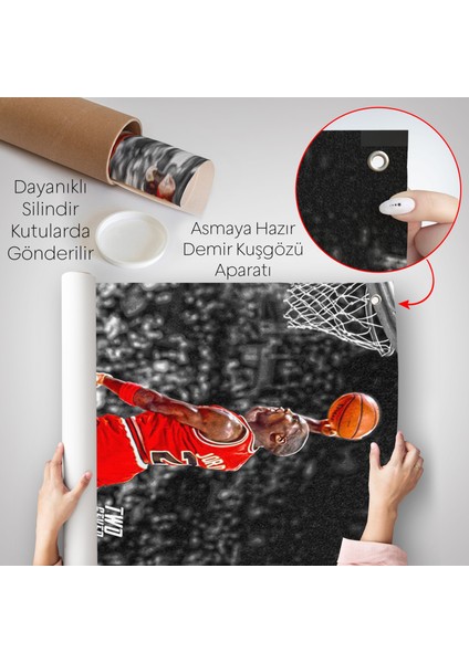 Harita Sepeti Michael Jordan Smaç Duvar ÖRTÜSÜ-7736