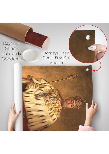 Oscar Frederick Iı'nin Portre Duvar ÖRTÜSÜ-8037 indirimleri