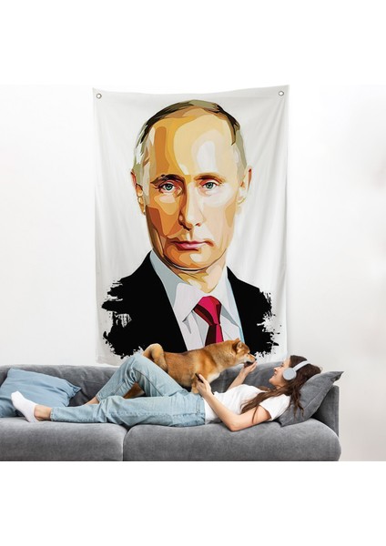 Vladimir Putin - Rusya Devlet Başkanı Duvar ÖRTÜSÜ-7958