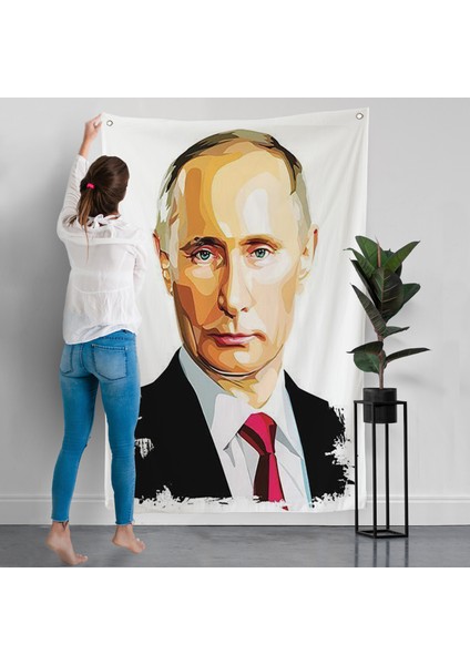 Vladimir Putin - Rusya Devlet Başkanı Duvar ÖRTÜSÜ-7958