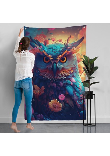 Keskin Bakışlı Baykuş Duvar ÖRTÜSÜ-7991 modelleri