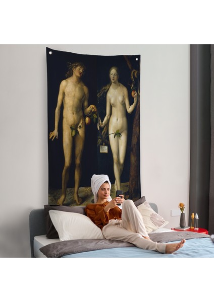 Albrecht Dürer - Adem Ile Havva Duvar Örtüsü - Adam And EVE-8053