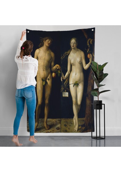 Albrecht Dürer - Adem Ile Havva Duvar Örtüsü - Adam And EVE-8053
