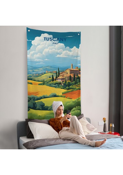 Toskana Italya Duvar Örtüsü - TUSCANY-7764 fiyatları