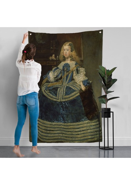 Diego Velázquez - Infanta Margarita'nın Portre Duvar ÖRTÜSÜ-7333 modelleri