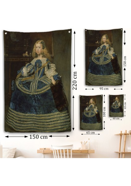 Diego Velázquez - Infanta Margarita'nın Portre Duvar ÖRTÜSÜ-7333 fırsatları
