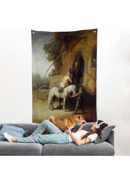 Rembrandt - Iyi Samiriyeli Duvar Örtüsü - The Good SAMARITAN-7430