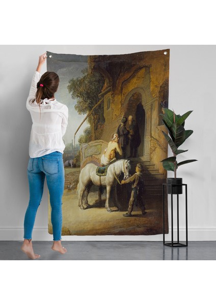 Rembrandt - Iyi Samiriyeli Duvar Örtüsü - The Good SAMARITAN-7430 modelleri