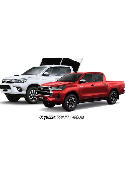 Toyota Hilux 2016-2021 Muz Silecek Takımı (Cam Sabunu Hediyeli)