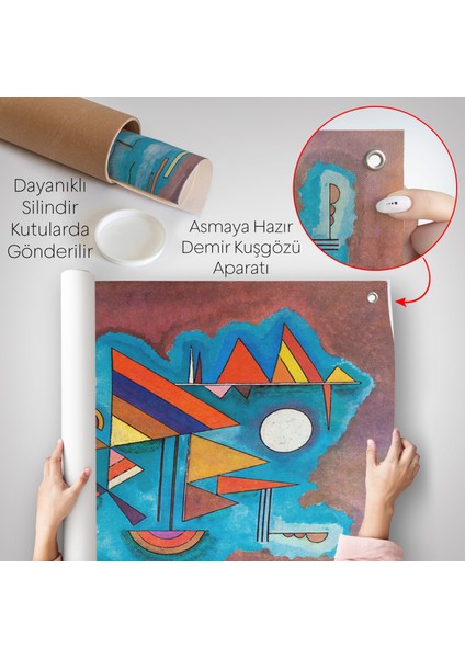 Wassily Kandinsky - Ayakta Duran Duvar Örtüsü - STANDING-7498 indirimleri