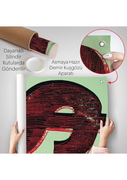 Dolar Işareti Duvar ÖRTÜSÜ-8031