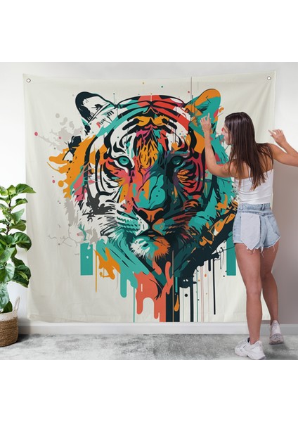 Renkli Kaplan Duvar ÖRTÜSÜ-8330 modelleri