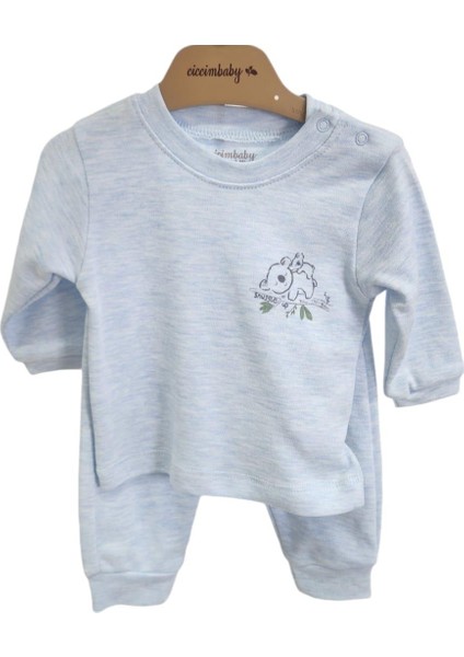 Ciccim Baby 2li Takım Cuala Ribanalı Mavi