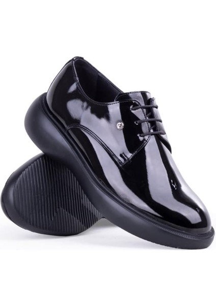 Pierre Cardin PCE-70914 Wedding Erkek Yüksek Taban Siyah Rugan Klasik Ayakkabı