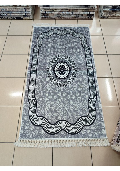 80 x 150 cm Makinada Yıkanabilirdijital Baskı Kaymaz Dot Taban 3,5mm Süngerli Halı