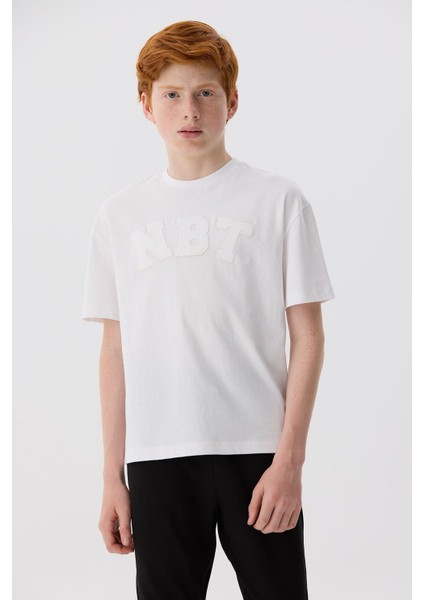 Bg Store Erkek Çocuk Beyaz T-Shirt