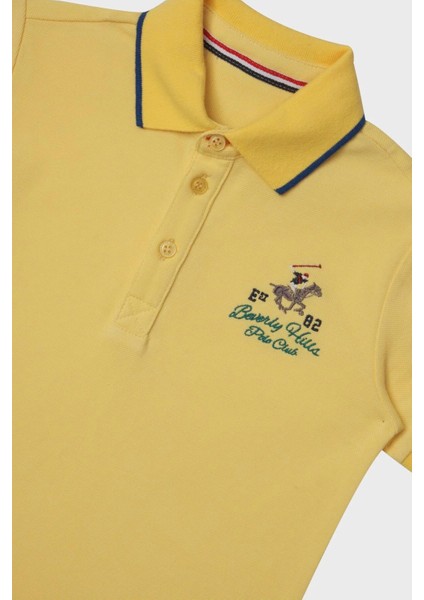 Beverly Hills Polo Club  Erkek Çocuk Sarı T-Shirt 23SS2BHB512