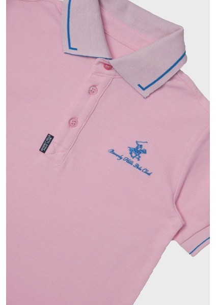 Beverly Hills Polo Club  Erkek Çocuk Pembe T-Shirt 23SS2BHB515