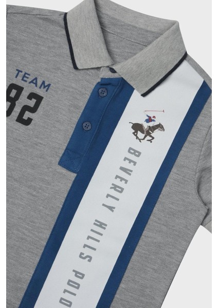 Beverly Hills Polo Club  Erkek Çocuk Gri T-Shirt 23SS2BHB516