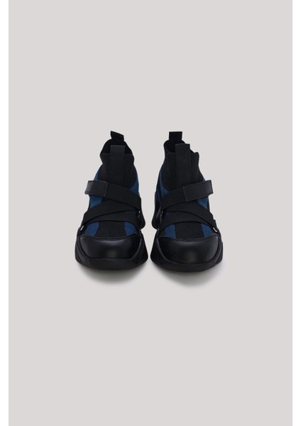 Erkek Çocuk Siyah Ayakkabı Düz Topuklu Rahat Tasarım Esnek Malzeme ile