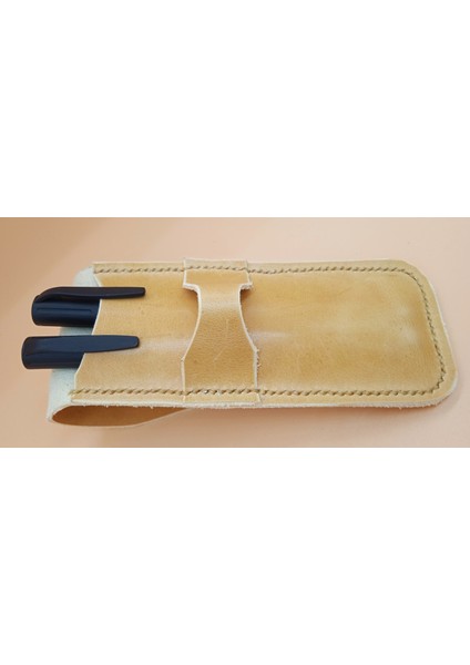 Hakiki Deri El Emeği Özel Kalemleriniz Için Kalemlik Kalem Kutu 27 cm 6 cm 5A9