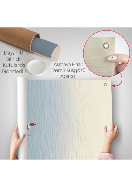 Göldeki Yalnız Adam Duvar ÖRTÜSÜ-7510