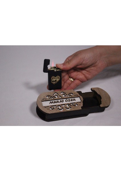 Çakmak Kişiye Özel Isim Yazılı ve Mdf Tasarım Kutulu NO:108 fiyatları