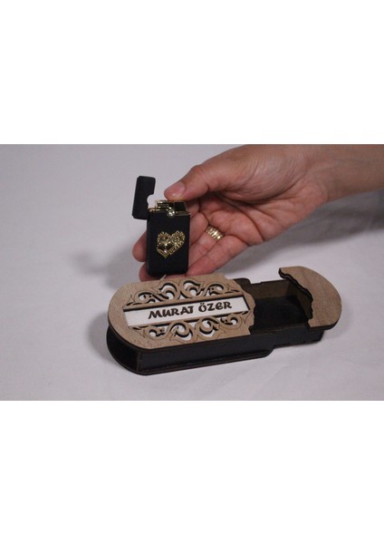 Çakmak Kişiye Özel Isim Yazılı ve Mdf Tasarım Kutulu NO:108 modelleri