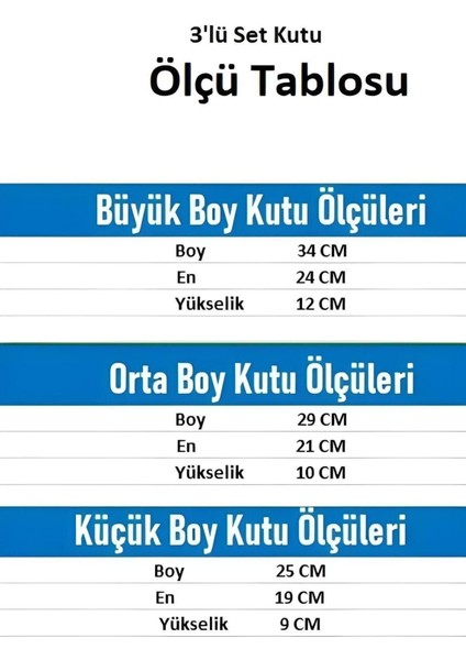 Sky Up Siyah Kutu Seti Damat Gelin Nişan Bohçası 3lü Büyük Boy