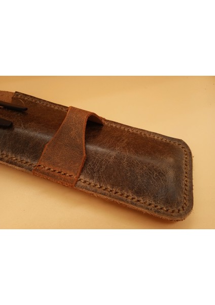 Hakiki Deri El Emeği Özel Kalemleriniz Için Kalemlik Kalem Kutu 27 cm 6 cm 5A10 modelleri