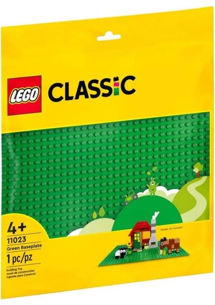 11023 LEGO Classic Yeşil Taban, 1 Parça +4 Yaş