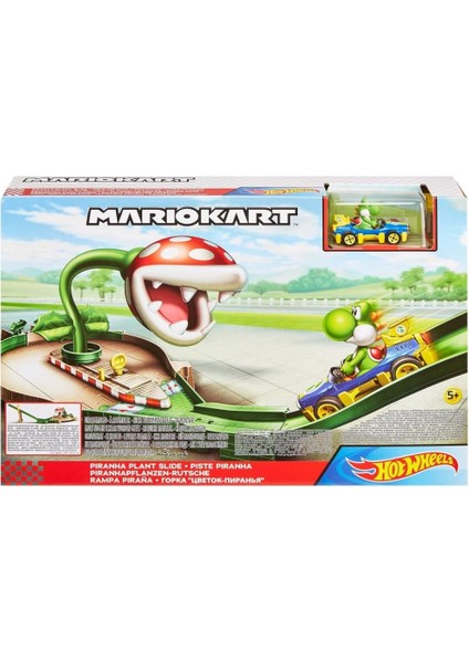 Hot Wheels GCP26 Hot Wheels, Mario Kart Çılgın Yaratıklar Oyun Seti / +5 Yaş