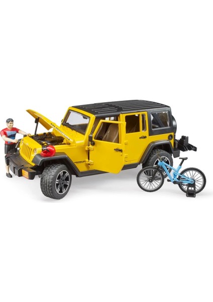 Jeep W. Rubicon & Bisiklet ve Sürücüsü