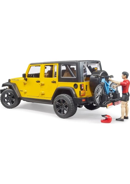 Jeep W. Rubicon & Bisiklet ve Sürücüsü