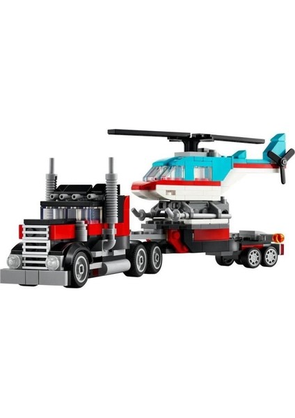 31146 Lego® Creator 3 Ü1 Arada Helikopterli Açık Kasa Kamyon 270 Parça +7 Yaş fiyatları