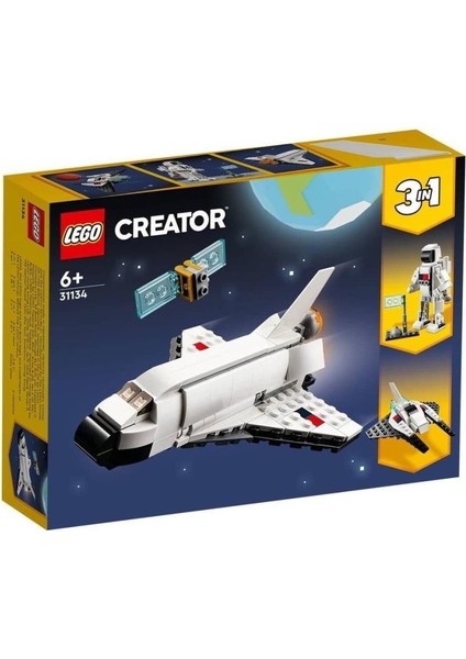 31134 LEGO Creator 3in1 - Uzay Mekiği 144 Parça +6 Yaş