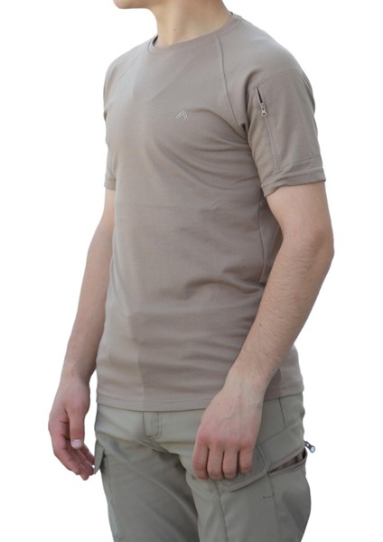 Bisiklet Yaka Kısa Kollu Taktik/outdoor Tişört