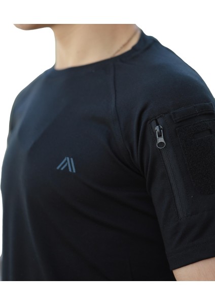 Bisiklet Yaka Kısa Kollu Taktik Tişört fırsatları