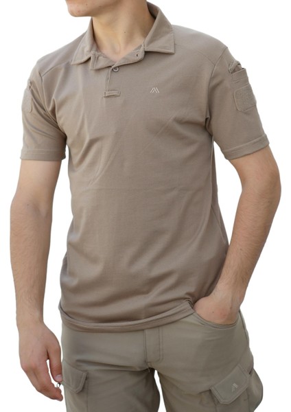 Polo Yaka Kısa Kollu Taktik Tişört